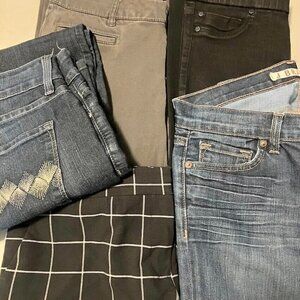 5 lb Reseller Mix Lot Pants and Jeans Assorted Sizes Styles And Brands